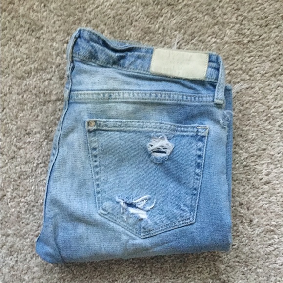 🔥🔥HOST PIC🔥🔥&Denim Skinny Low Waist Cutout Jeans - Picture 1 of 8